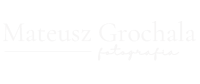 Eleganckie logo firmy fotograficznej Mateusz Grochala Fotografia.